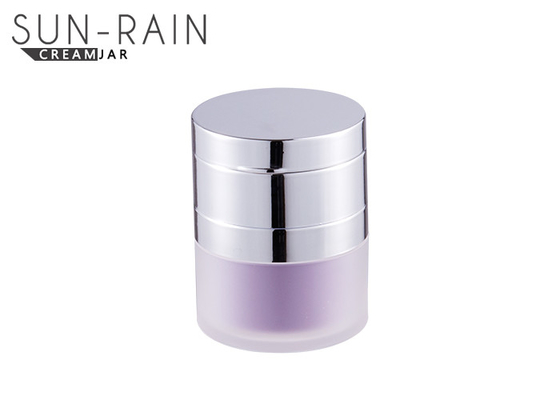 Purple ABS Plastic Cosmetic Jars 30ml косметический контейнер для ухода за кожей SR-2158