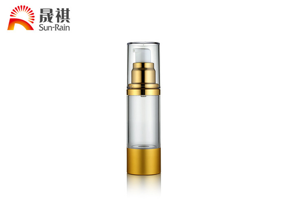 Изготовленный на заказ безвоздушный насос разливает косметический прозрачный золотой воротник по бутылкам КАК тело СР-2108К
