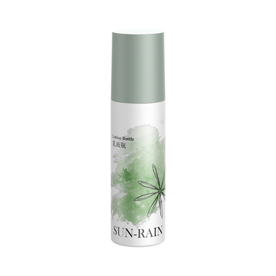 Beauty Custom Single Wall Green Cosmetic Serum Lotion Flask 120ml с диспенсером для красоты