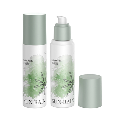 Beauty Custom Single Wall Green Cosmetic Serum Lotion Flask 120ml с диспенсером для красоты